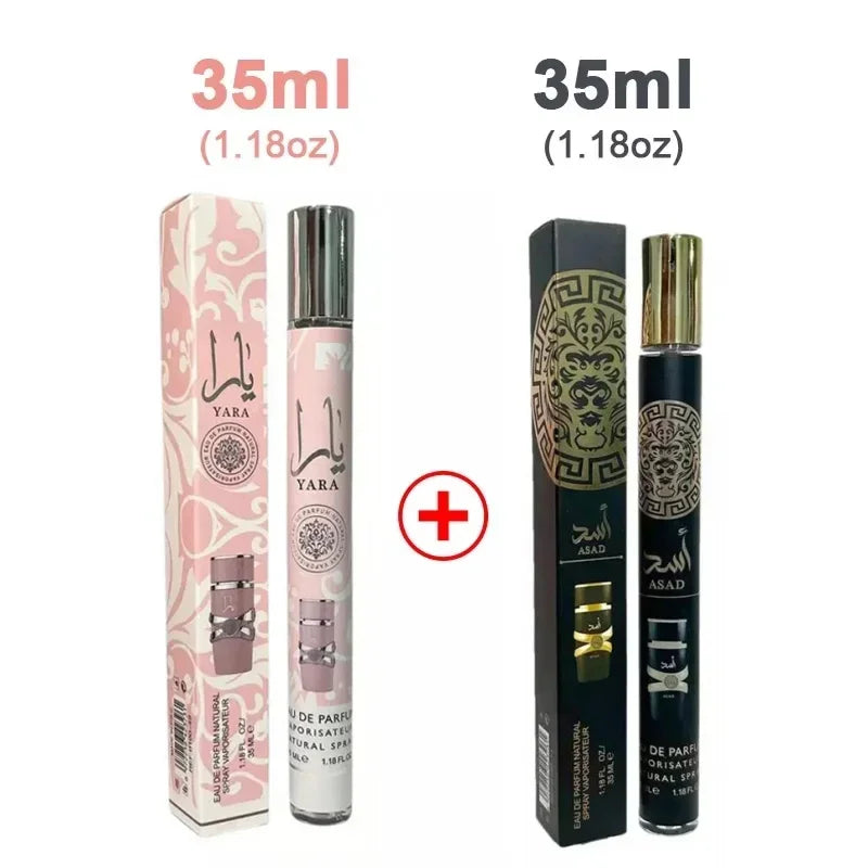 35ml Arabian Perfumes Lasting Fragrance Spray Floral Scent Eau De Parfum Cologne Deodorants High Quality Gifts Small Test Tube