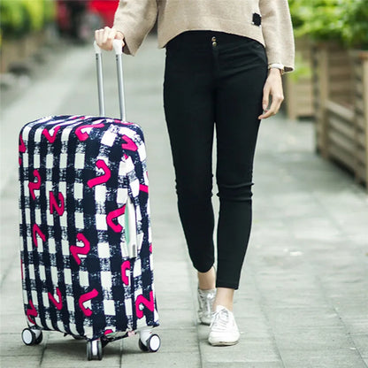 Travel Luggage Suitcase Protective Cover Trolley Case Travel Luggage Dust Cover Travel Accessories Packing Organizer Multi Color