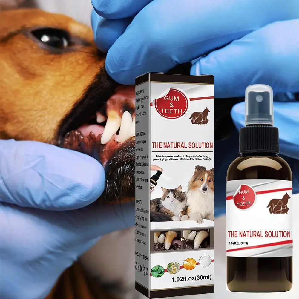 Pet Oral Care Spray Teeth Cleanse Tartar Removal Dental Care Deodorization Remove Bad Breath Freshener Dog Mouth Cleaning Liquid