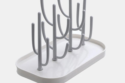 Baby Bottle Drying Racks Pink Beige Feeding Cup Holder Removable Storage Support Drain Rack Bottle Cleaning Drying Machine