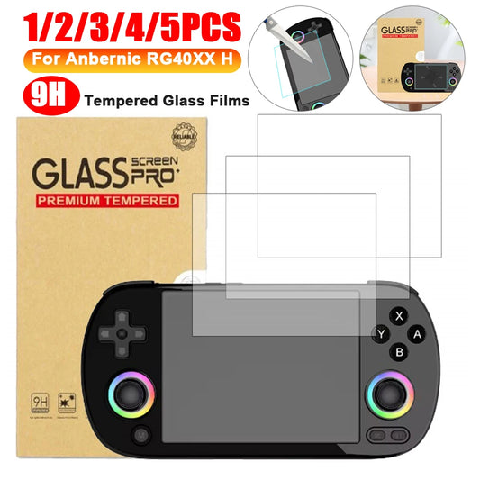 For Anbernic RG40XXH Console Temper Glass Screen Protector Film High Definition RG40XX H Screen Protectors Films Accessories