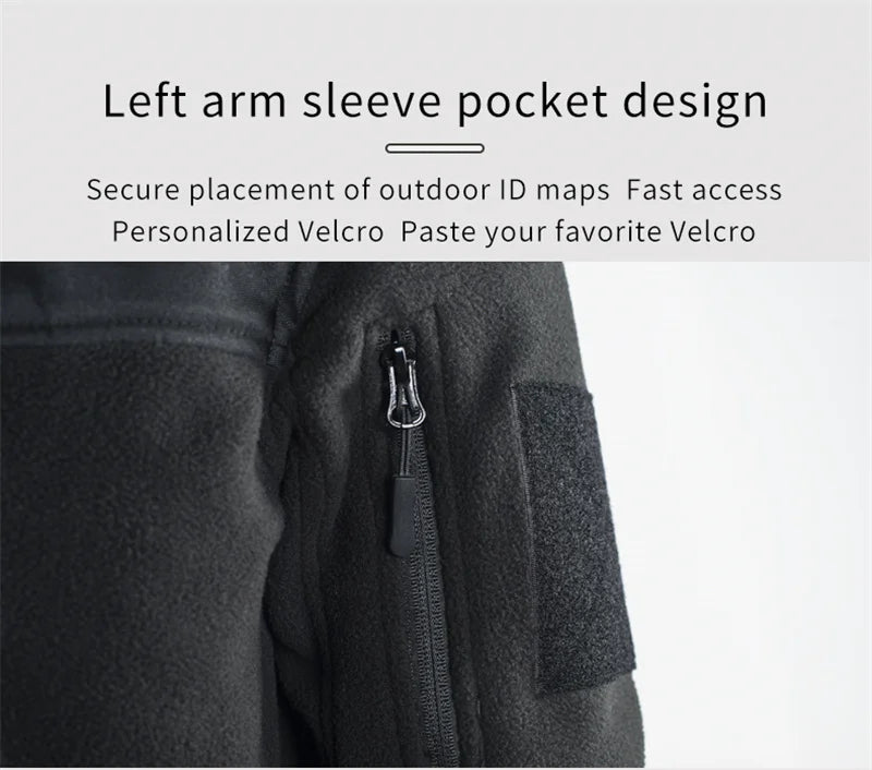 Winter Tactical Fleece Jacket Military Army Jacket Thermal Warm Camouflage Work Coats Mens Clothes Husband  Field Jacket Outwear