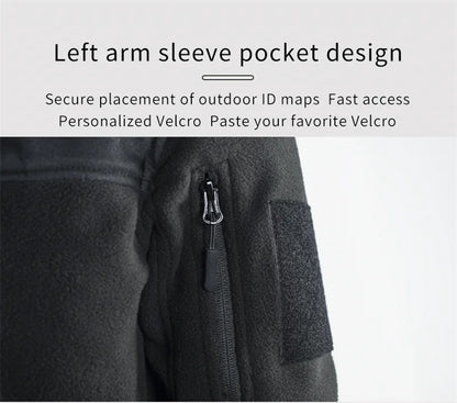 Winter Tactical Fleece Jacket Military Army Jacket Thermal Warm Camouflage Work Coats Mens Clothes Husband  Field Jacket Outwear