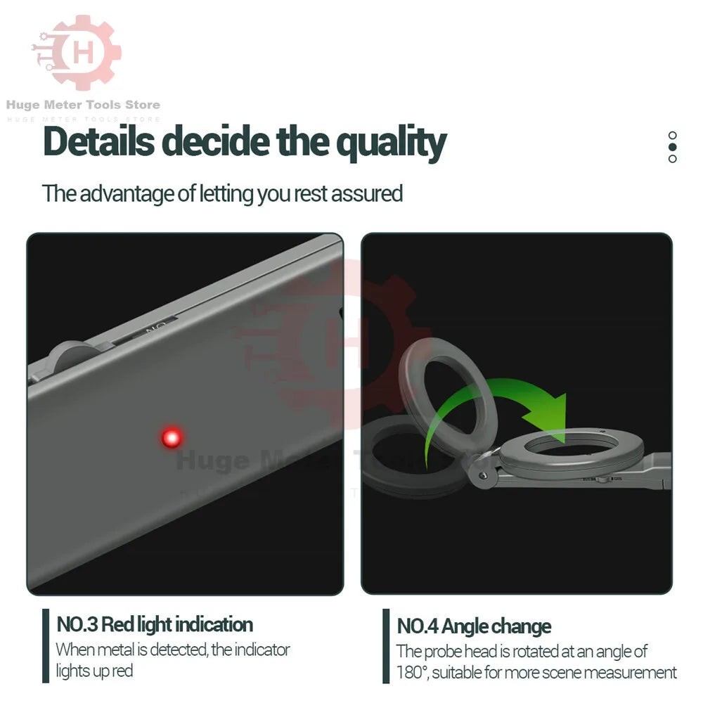 Metal Detector DM3004A Waterproof Handheld Alarm High Sensitivity Metal Scanner Security Checker Pinpointer Metal Detect Tool