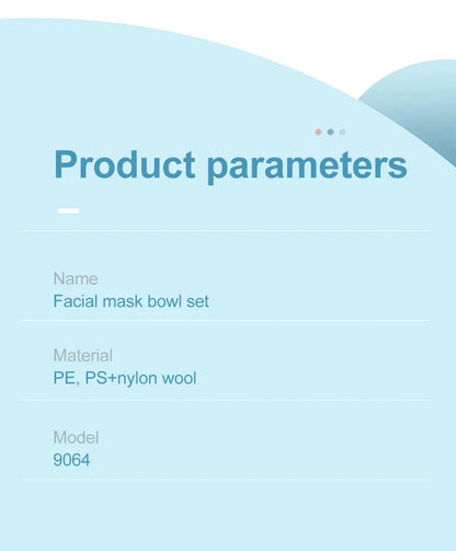 DIY 6 Set Silicone Mask Mud Essential Oil Bowl Skin Care Mud Bowl Spoon Tools Convenient Clean Durable Makeup Portable Skin Care