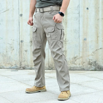 Casual Man Pants Multi-Pocket Tactical Cargo Pants Wear-resistant Combat Men's Cargo Pants Hiking Joggers Trousers