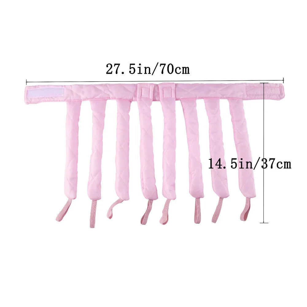 Heatless Hair Curler No Heat Hair Rollers Lazy Curling Rod Headband Silk Ribbon Curls Soft Curlers Foam Roller Curly Girl Method