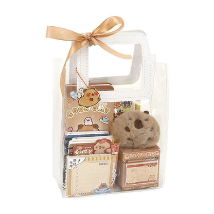 1 Set Capybara Stationery Set Student Graduation Gift Handbook Gift Bag Primary School Student Birthday Prizes