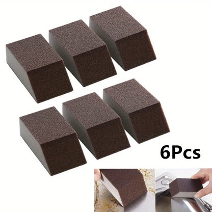 6Pcs Sponge Brushes Durable Gap and Corner Cleaning Sponges for Living Room Toilet Kitchen