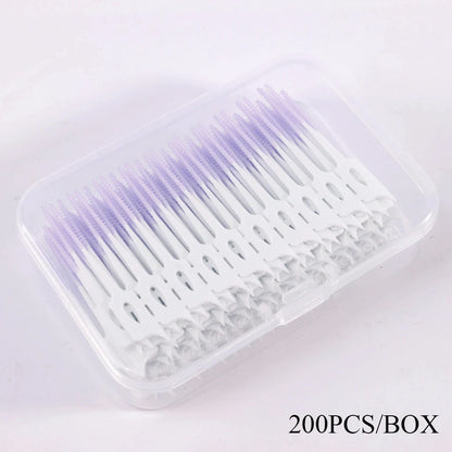 200Pcs Dental Floss Water Pick Dental Dentistry Beauty Health Dental Products Tooth Pick Interdental Brushes Dental Supplies