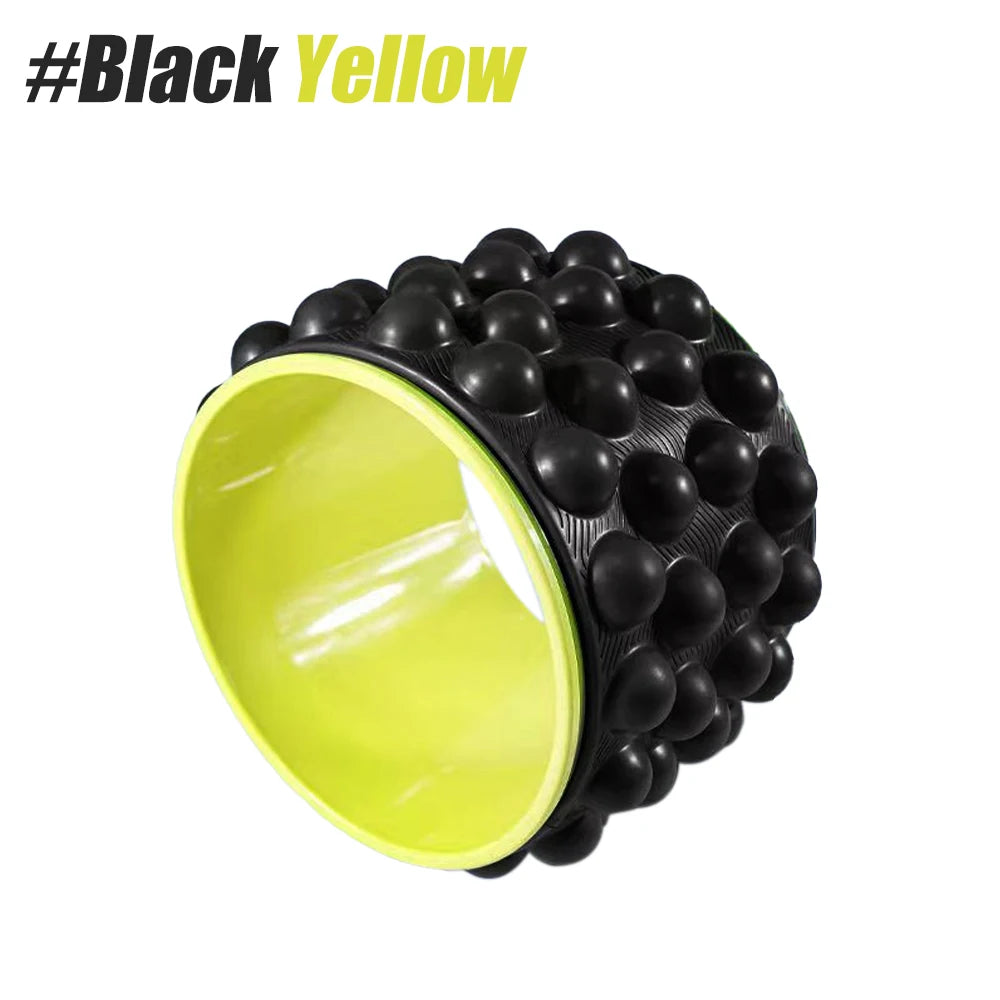 Back Roller Massager, Deep Tissue Massage Tools, Myofascial Release Trigger Point Yoga Wheel Foam Roller for Muscle Pain Relief