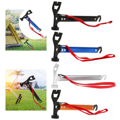 Professional Ultralight Camping Hammer - Survival Tool for Hiking, Mountaineering with Shockproof Grip, Portable Outdoor Gear