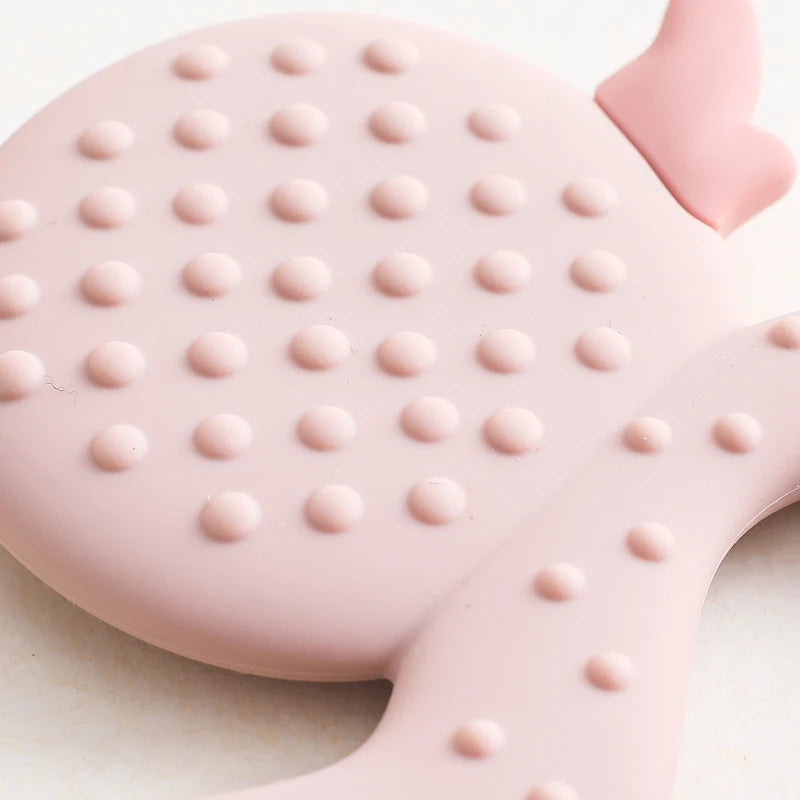 Baby Teether Food Grade Silicone Teethers Cartoon Animals Duck DIY Nursing Teething Pacifier Clip Baby Toy Teething Accessories