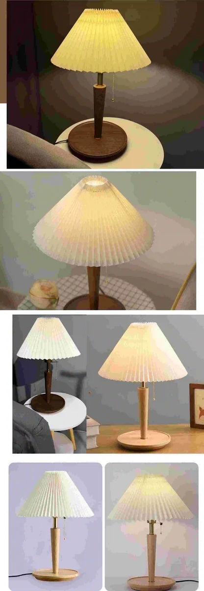Bedroom bedside lamp, InS-style homestay retro decorative lamp, internet-famous red light, simple study
