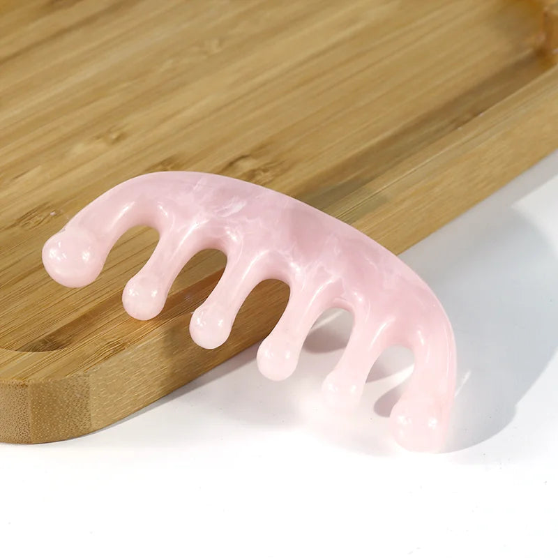 Scalp Meridian Comb Treatment Comb Household Female Facial Scraping Stretching Five Finger Dredging Head Special Massage Comb