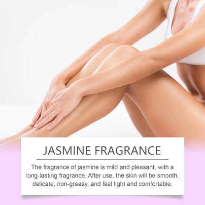 Herbal Floral Warm Nourishing Shower Gel Long-Lasting Jasmine Fragrance Moisturizing Clean Skin Care Bath Gel