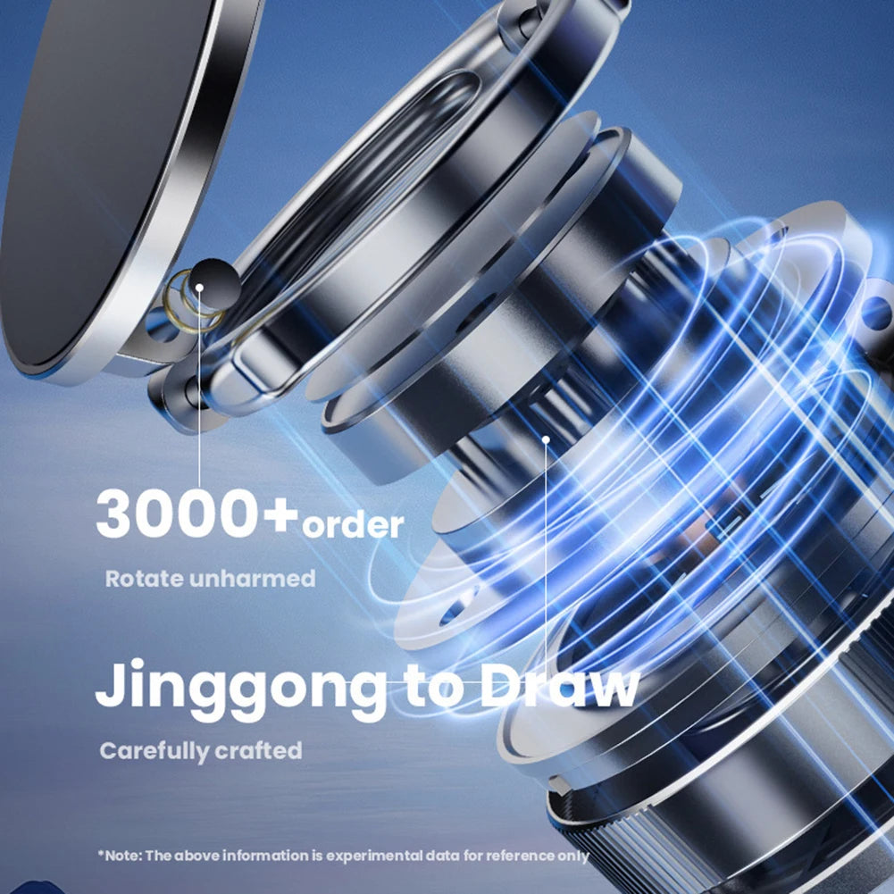 Rotatable 360 Degree Magnetic Car Phone Mount Vacuum Suction Phone Holder for Navigation Driving