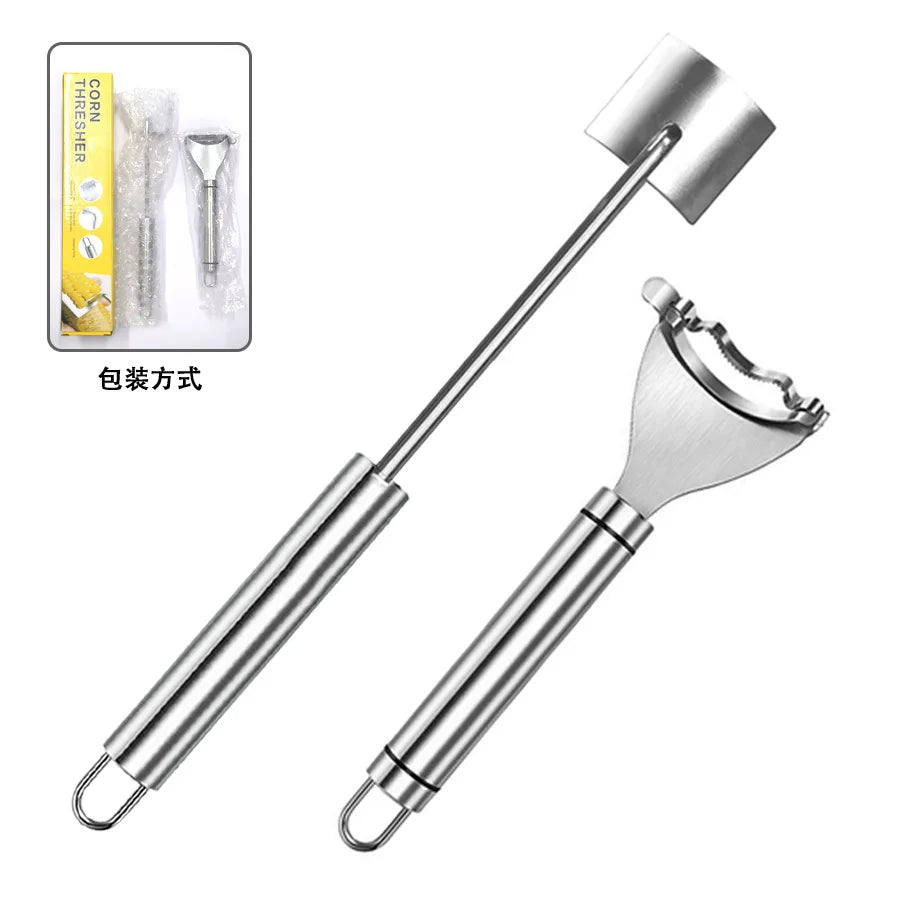 Stainless steel corn kernel stripper corn kernel remover fast corn thresher corn kernel separator corn splitter kitchen tool