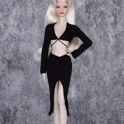 Elegant Doll Party Clothes High Quality Fashion 10 Styles Plush Coat Casual Wears Doll Dresses 11.5