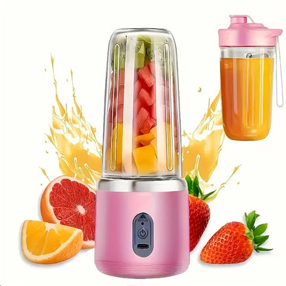 Multifunctional Portable Juicer, 2-in-1 Fruit Blender and Juicer with 6 Blades