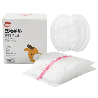 30pcs Dog Diaper Diapers for Female Dog Shorts Panties Dog Diaper Pad Female Sanitary Pants Disposable Doggie Physiological Pant
