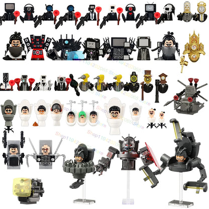 Hot Game Building Blocks Skibidi Toilet Accessories TV Monitor Cameraman Speakman Figures Toys KDL829 KDL826 KDL828