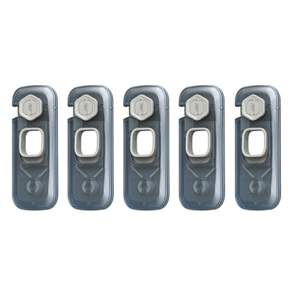 5pcs Home Refrigerator Lock Self-Adhesive Fridge Freezer Door Catch Lock Toddler Kids Child Cabinet Safety Lock Baby Safety Lock
