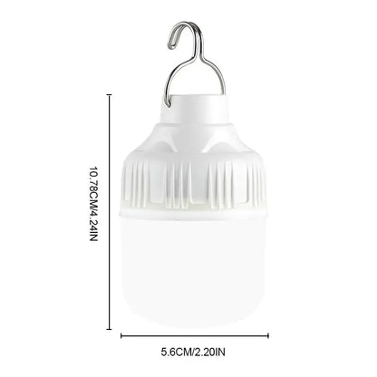 Outdoor USB Rechargeable LED Lamp Bulbs High Brightness Emergency Light Hook Up Camping Fishing Portable Lantern Night Lights