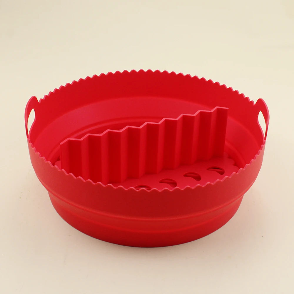 Food Safe Silicone Pot Air Fryer Liners Reusable Heat Resistant reasonable price eazy clean air fryer silicone liners