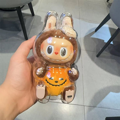 LABUBU Have A Seat Transparent Case Labubu Plastic Case Backpack Charms
