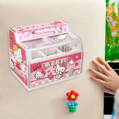 Freezer Shape Fridge Magnets Magnets Stickers Decorative Mini Magnets Decals Strong Suction Fridge Stickers for Kitchen Locker