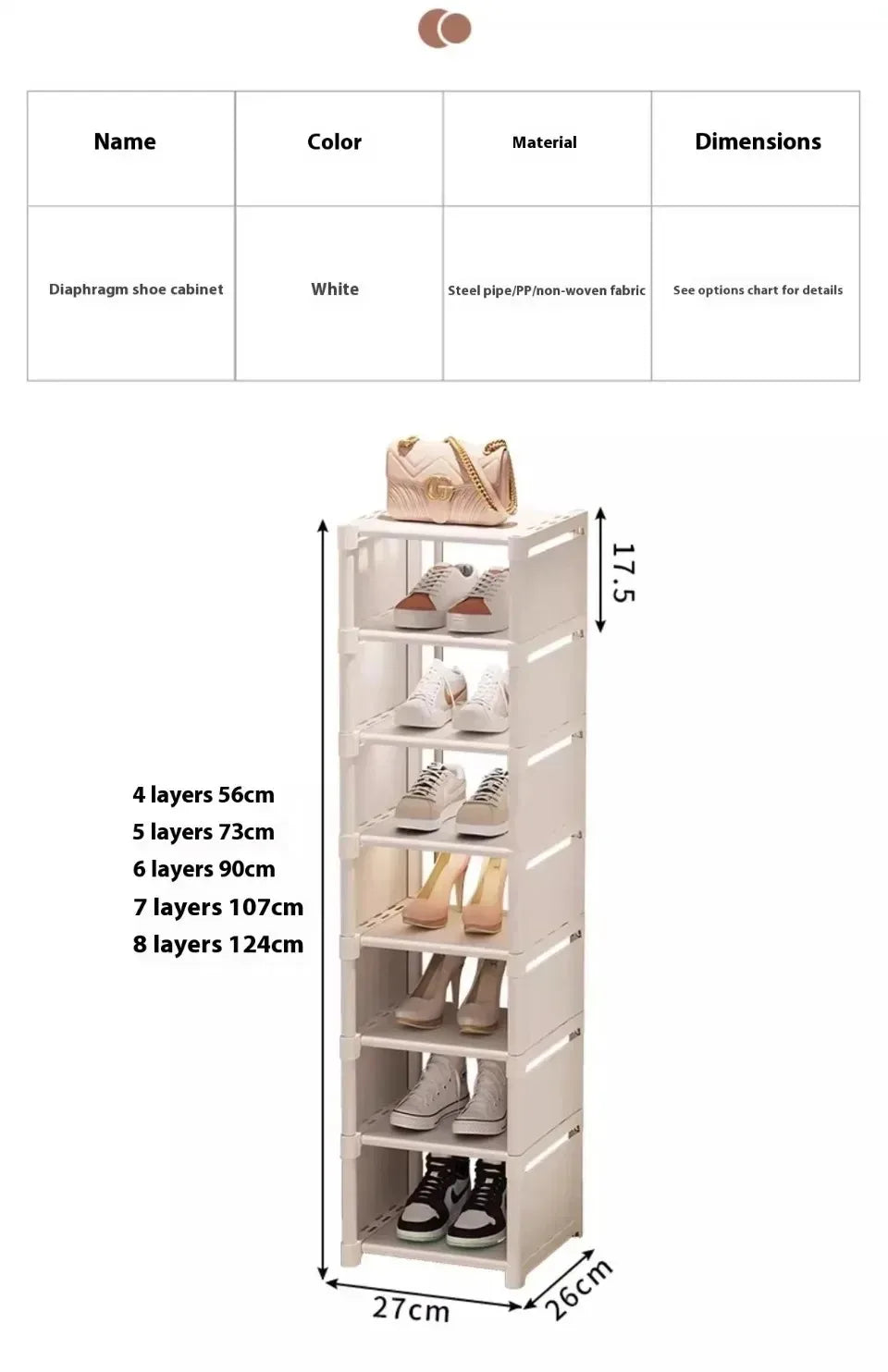 Shoe Organizers For Closet Shoe Storage Boxs Stackable Multilayer Shoes Rack Space Saving For Entryway Large Sturdy Stackable