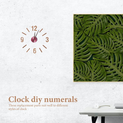 1 Set of Wall Clock DIY Numerals Clock Numerals Kit Replacement Clock Numerals Clock Numbers