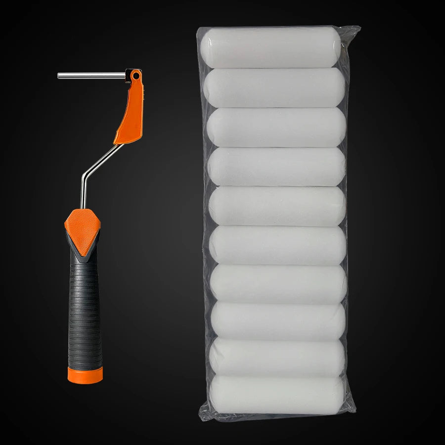 One-key disassembly 4" high-density mini foam roller set, easy to disassemble without getting hands dirty.