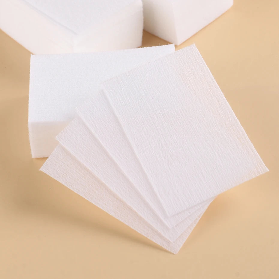 450pcs Lint-Free Nail Polish Remover Wipes Cotton Wipes Manicure Cleaner UV Gel Nail Polish Removal Pads Papers Cleansing Tools