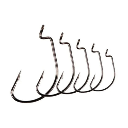 Crank Hook Set 50pcs/Box 2# 1# 1/0# 2/0# 3/0# Having Barbs Carp Snap Fishing Big Hooks Tackles Fish Hook Sets Suit