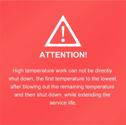 2000W Hot Air Gun High Power Temperature Regulating Industrial Electric Heat Gun Automobile Film Baking Gun Tool