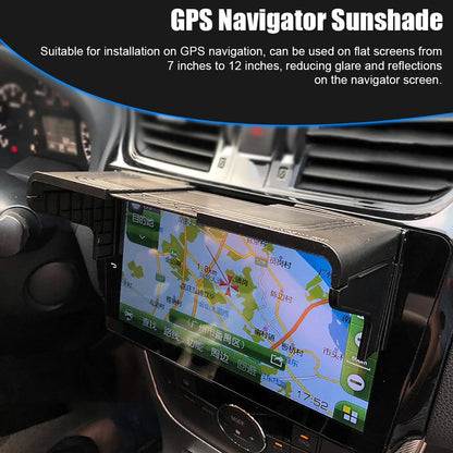 7-12 Inch Auto Accessories Display Screen Visor Car GPS Navigation Sun Shade Interior Accessories GPS Anti-Glare Shield