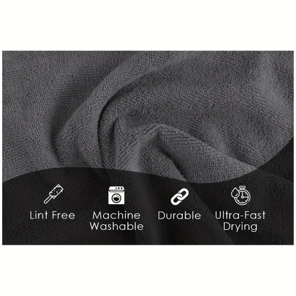 Thicken Microfiber Cleaning Cloths Lint Free Microfiber Cleaning Towel Cloths Reusable Cleaning Towels Absorbent for Car Window