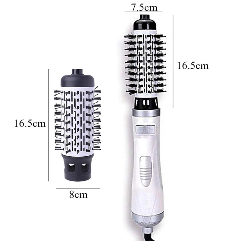 Automatic Rotating Hot Air Brush 2 In 1 360 Degree Curling Iron Hair Dryer Brush Hair Salon Equipment One Step Hair Dryer Comb