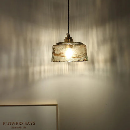 Antique hanging lamp Art Deco Design rustic light Led glass lampshade lampshade for Bedroom Room dining table lamp