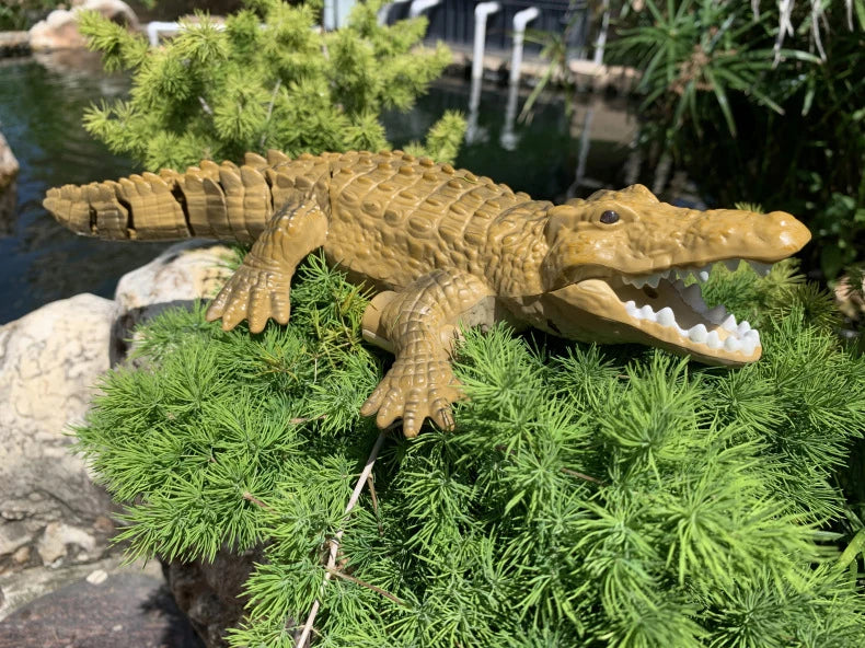 Rc Animals Crocodile Model Simulation Waterproof for Outdoor Lake Electric Remote Control Alligator Shark Children's Water Toys