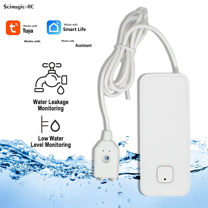 ABUO-Smart Switch Water Leakage Sensor Water Leakage Detection Alarm Detector Advanced Leak Detection