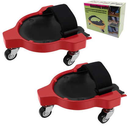 Multifunctional Pulley Knee Pads, Car Kneeling Pads, Universal Wheel Kneeling Pads, Work Knee Pads Knee Protection Device