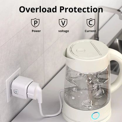 16A/20A Charging Head Mobile Phone Charger Adapter Portable EU Plug WiFi Smart Plug With Power Monitoring Timing Function