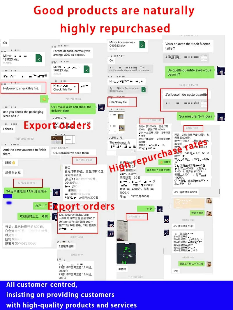 smart switch touch  Strip light controller  smart with anti fog LED dimmable smart  24W led driver switch mirror touch