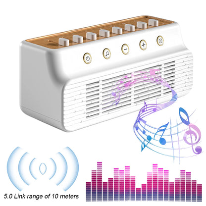 DIY White Noise Speaker with 8 Nature Sounds Nature Sounds Mixer Speaker Timer White Noise Sleep Machines for Home Creative Gift