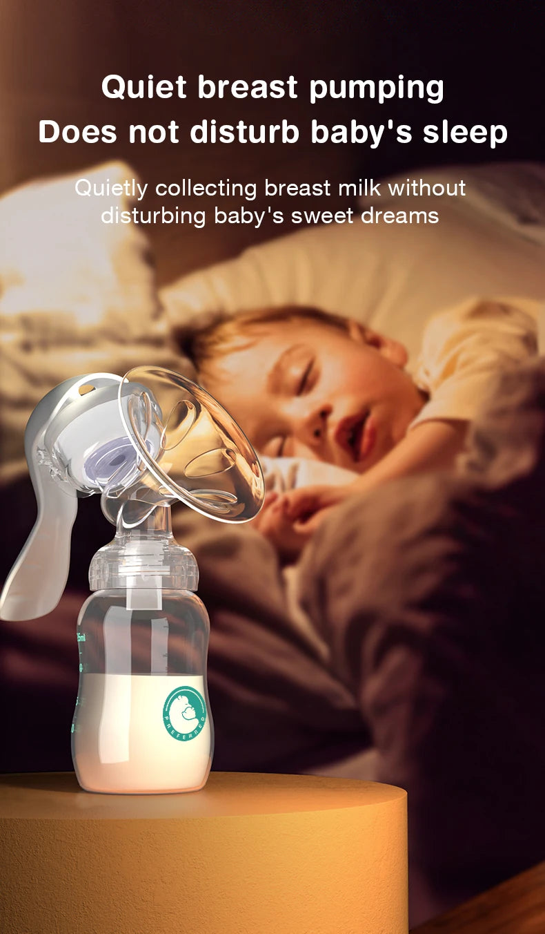 Breast Pump Baby Nipple Manual Suction Milk Pump Feeding Breasts Pumps Milk Bottle Sucking Postpartum Supplies