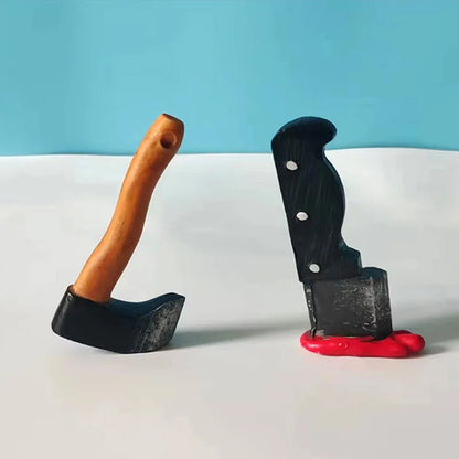 Funny Knife Magnetic Fridge Stickers, 3D Fun Axe Fridge Magnet, Novelty Home Decor Gifts, Eye-Catching Fridge For Iron Surface