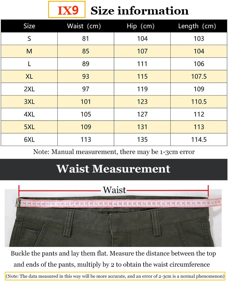 2024 Outdoor Waterproof Tactical Cargo Pants Multi-pocket Men Breathable Casual Long Trousers Male Quick Dry Cargo Pants